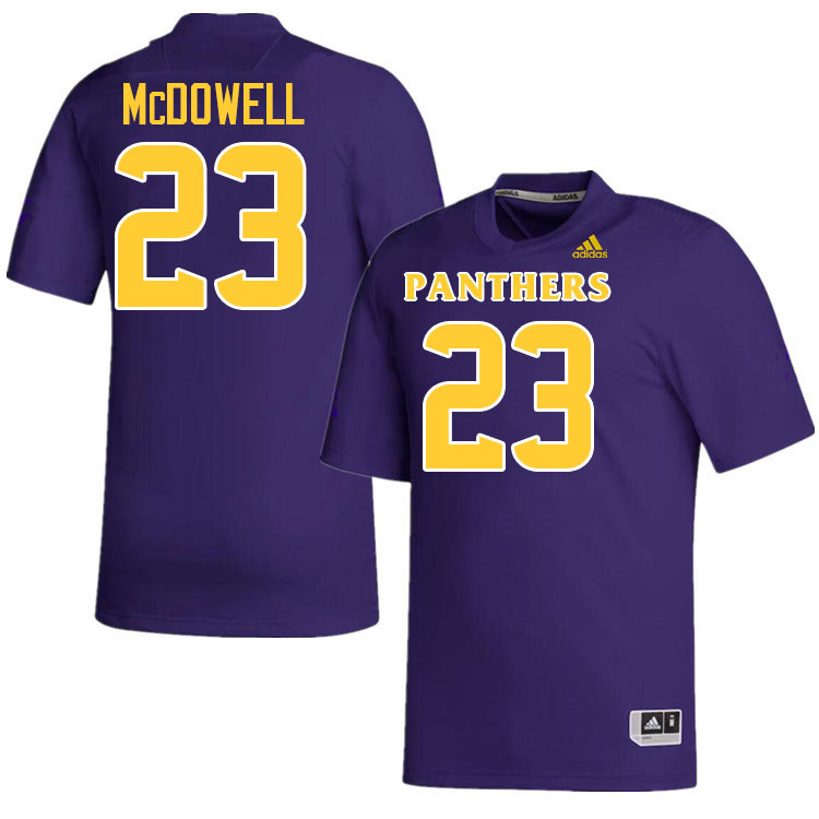 Prairie View A&M Panthers #23 Lamagea McDowell College Football Jerseys,Uniforms Stitched-Purple